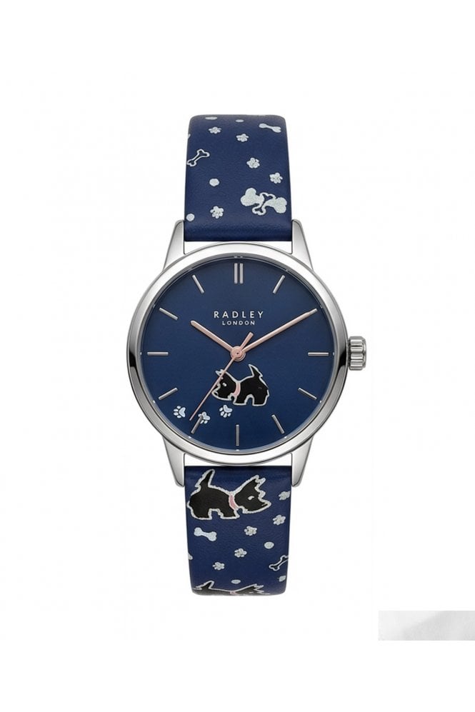 Radley  Ladies Blue Leather Strap 30mm 3ATM Watch RY21697A