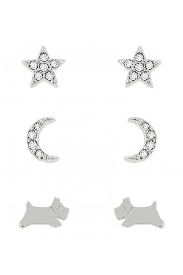 Radley Ladies Galaxy Street Triple Pack Stud Earrings RYJ1355S