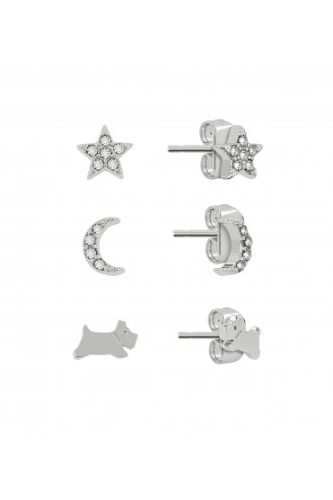 Radley Ladies Galaxy Street Triple Pack Stud Earrings RYJ1355S