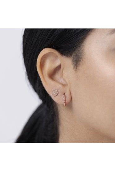 Radley Ladies Rose Gold Plated Huggie Earrings Twin Pack RYJ1458S