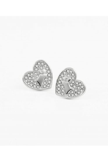 Radley Ladies Silver Plated Heart Stud Earrings RYJ1447S