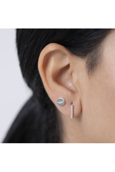 Radley Ladies Silver Plated Huggie Earrings Twin Pack RYJ1455S