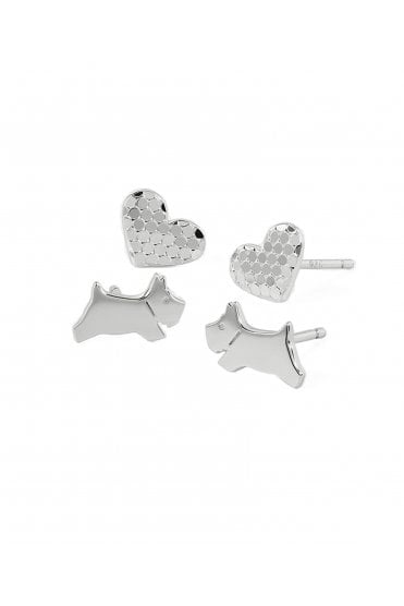 Radley Ladies Sterling Silver Twin Pack Earrings RYJ1433