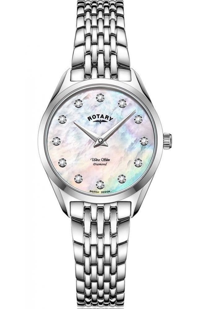 Rotary Ladies Ultra Slim Watch LB08010/07/D