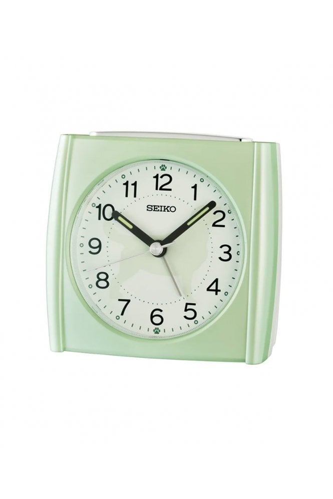 Seiko  Beep Alarm Clock Green 8.5cm QHE209M
