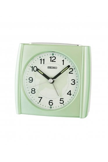 Seiko Beep Alarm Clock Green 8.5cm QHE209M