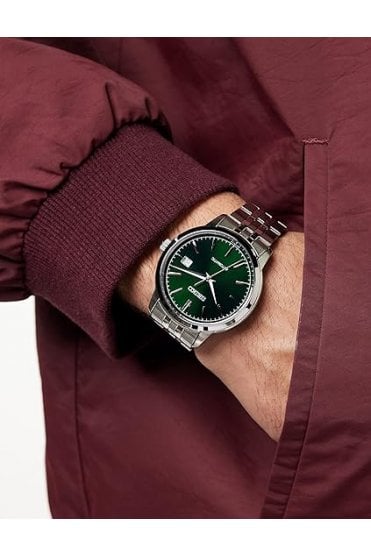 Seiko Gents Automatic Green Dial Dress Watch SRPH89K1