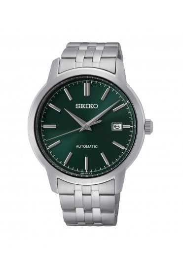 Seiko Gents Automatic Green Dial Dress Watch SRPH89K1