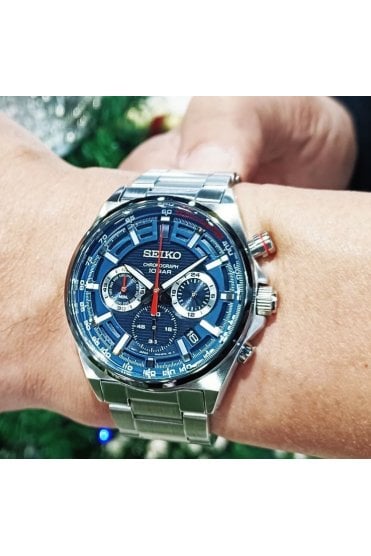Seiko Gents Chronograph Sports Watch SSB407P1