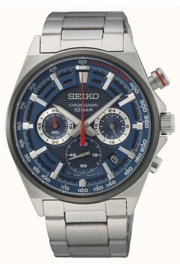 Seiko Gents Chronograph Sports Watch SSB407P1