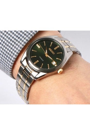 Seiko Gents Classic Titanium Dress Watch SUR377P1