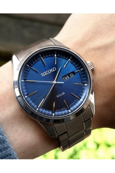 Seiko Gents Solar Powered Dress Watch SNE525P1
