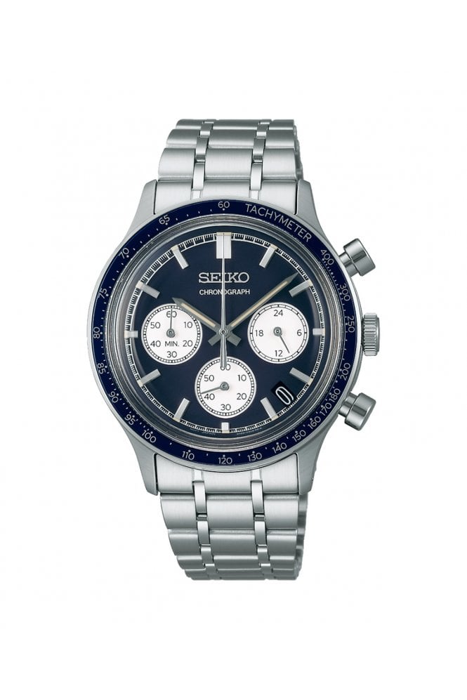 Seiko  Gents Sports Chronograph 38mm Watch SSB477P1