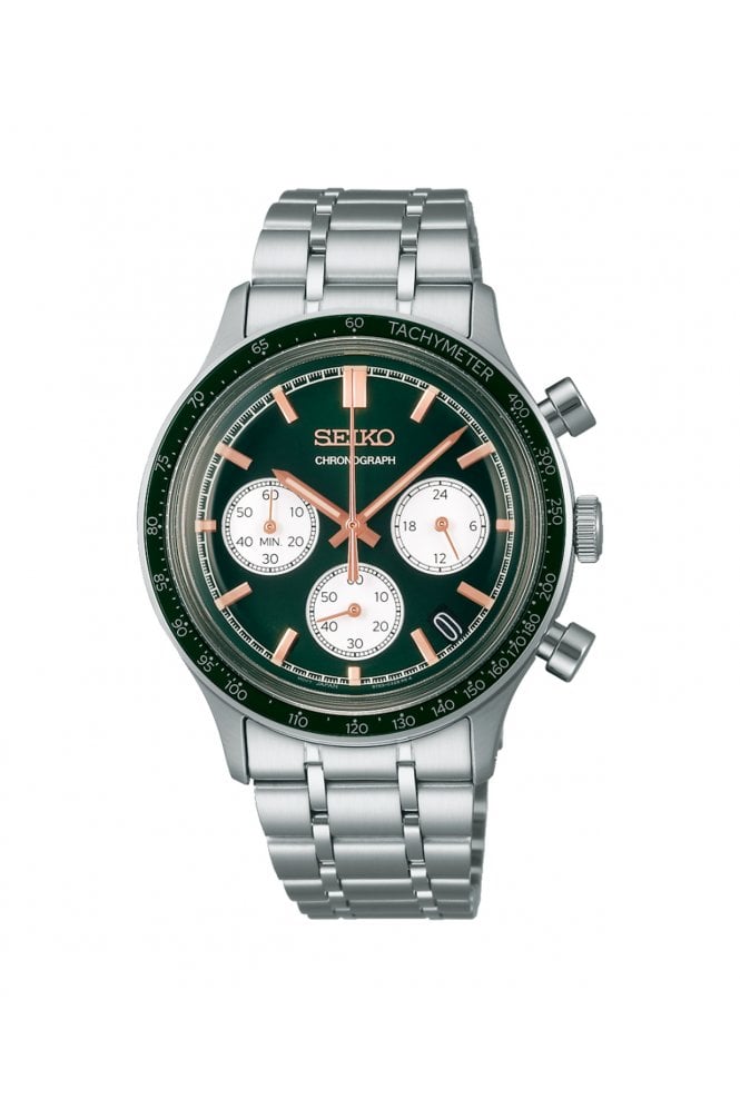 Seiko  Gents Sports Chronograph 38mm Watch SSB481P1