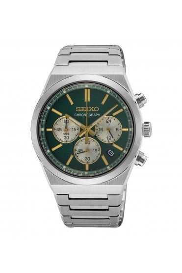 Seiko Gents Sports Chronograph 40mm Watch SSB461P1