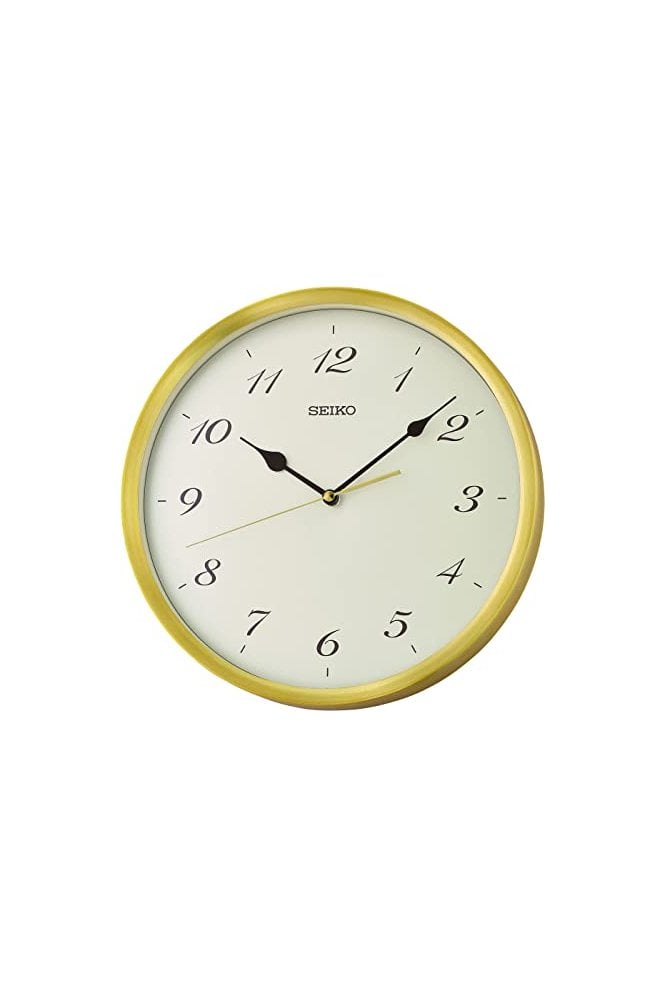 Seiko  Gold Tone Wall Clock QXA784G