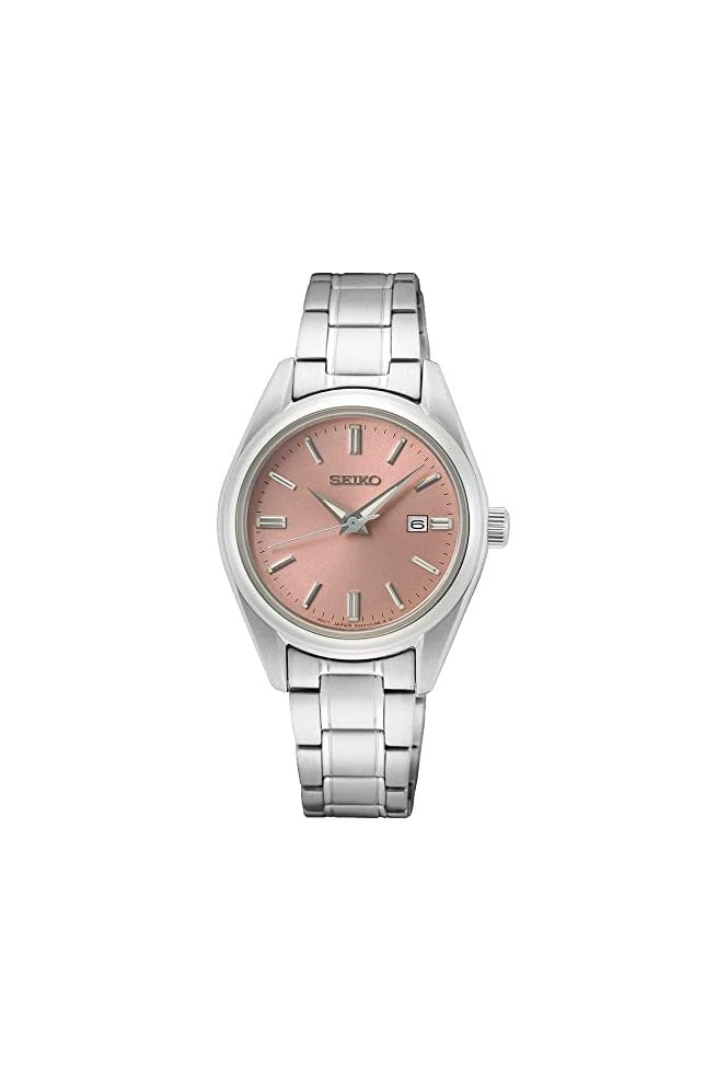 Seiko  Ladies Stainless Steel Bracelet 30mm Watch SUR529P1