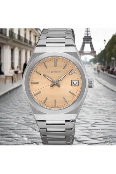 Seiko Ladies Stylish 34mm 10ATM Dress Watch SUR577P1