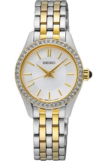 Seiko Ladies Two Tone Bracelet Watch SUR540P1