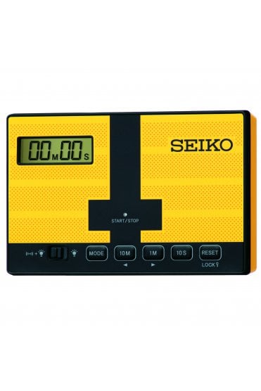 Seiko Sports Stopwatch Digital Alarm Clock QHL098Y