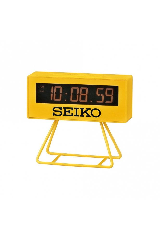 Seiko  Sports Timing Alarm Clock - Professional Marathon Timer QHL062Y