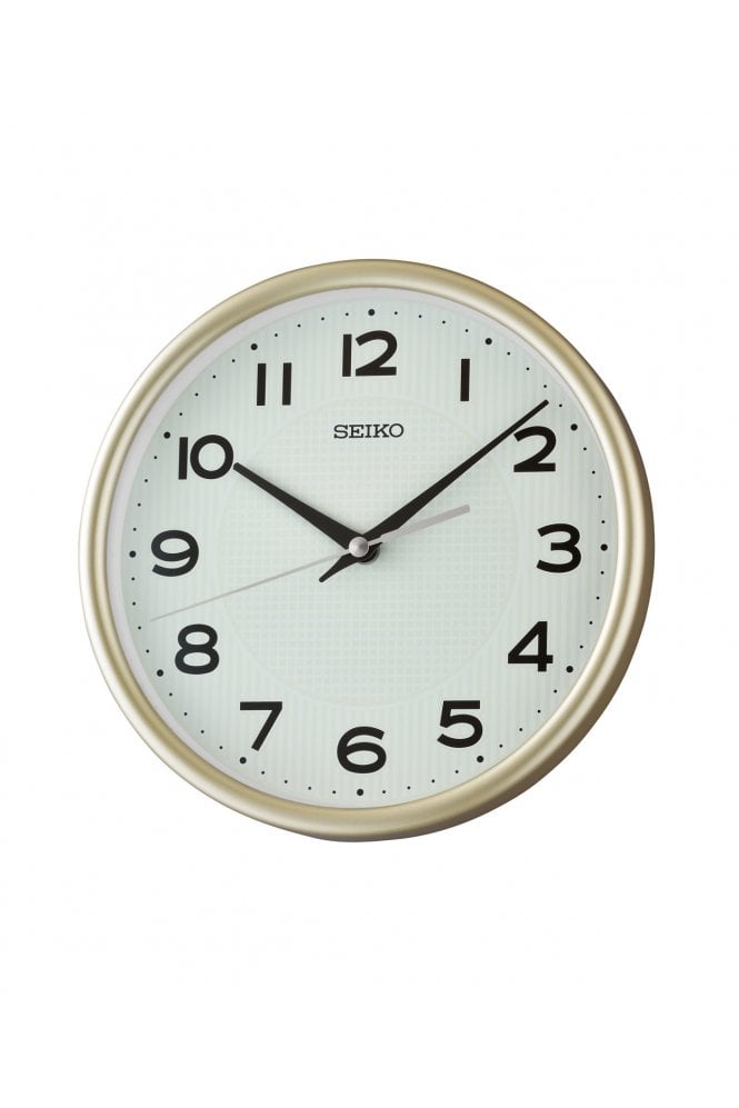 Seiko  Timeless Gold Lumibrite 22cm Wall Clock QXA836G