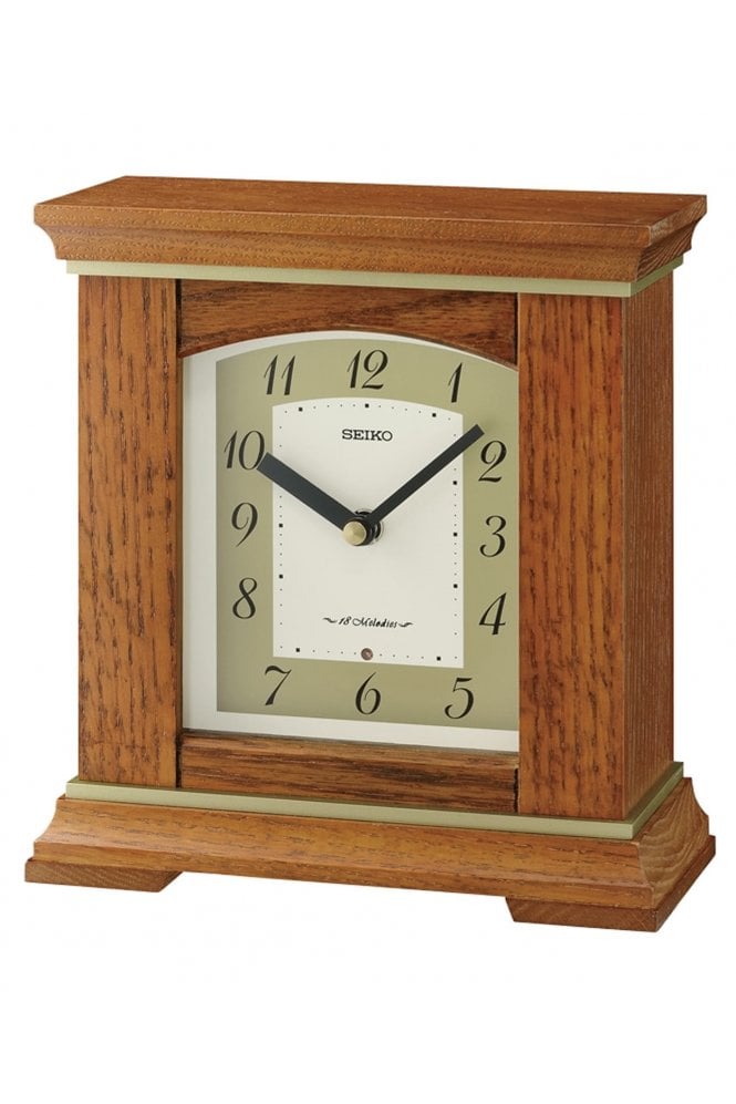 Seiko  Wooden Musical Mantel Clock QXW249B