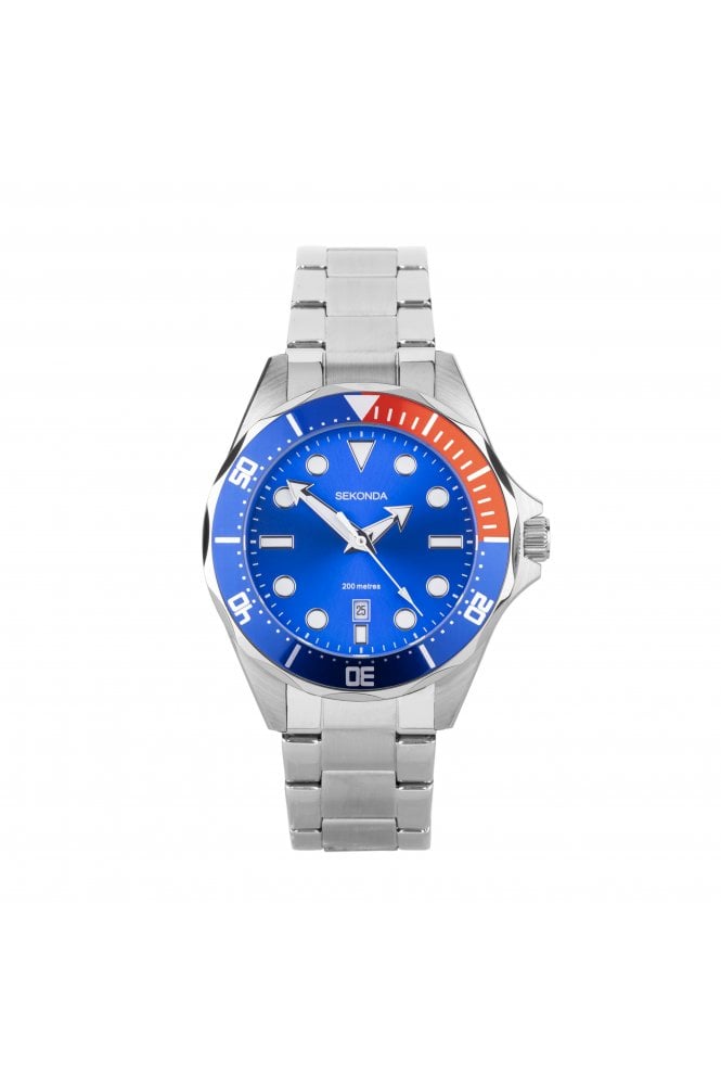 Sekonda  Exclusive Gents Divers Style Sports Bracelet Watch 30087