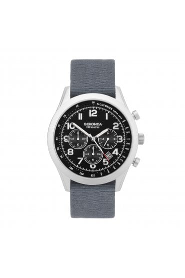 Sekonda Gents Military Style Chronograph Watch 30065