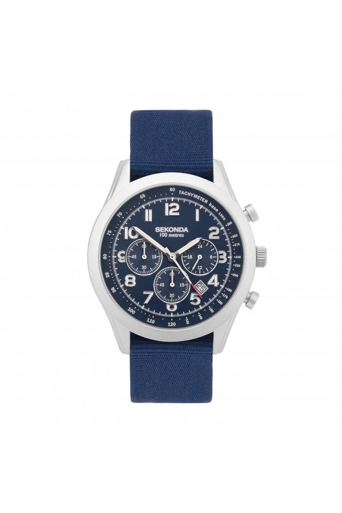 Sekonda  Gents Military Style Chronograph Watch 30066
