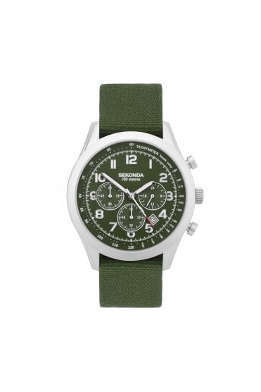 Sekonda Gents Military Style Chronograph Watch 30067