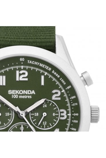 Sekonda Gents Military Style Chronograph Watch 30067