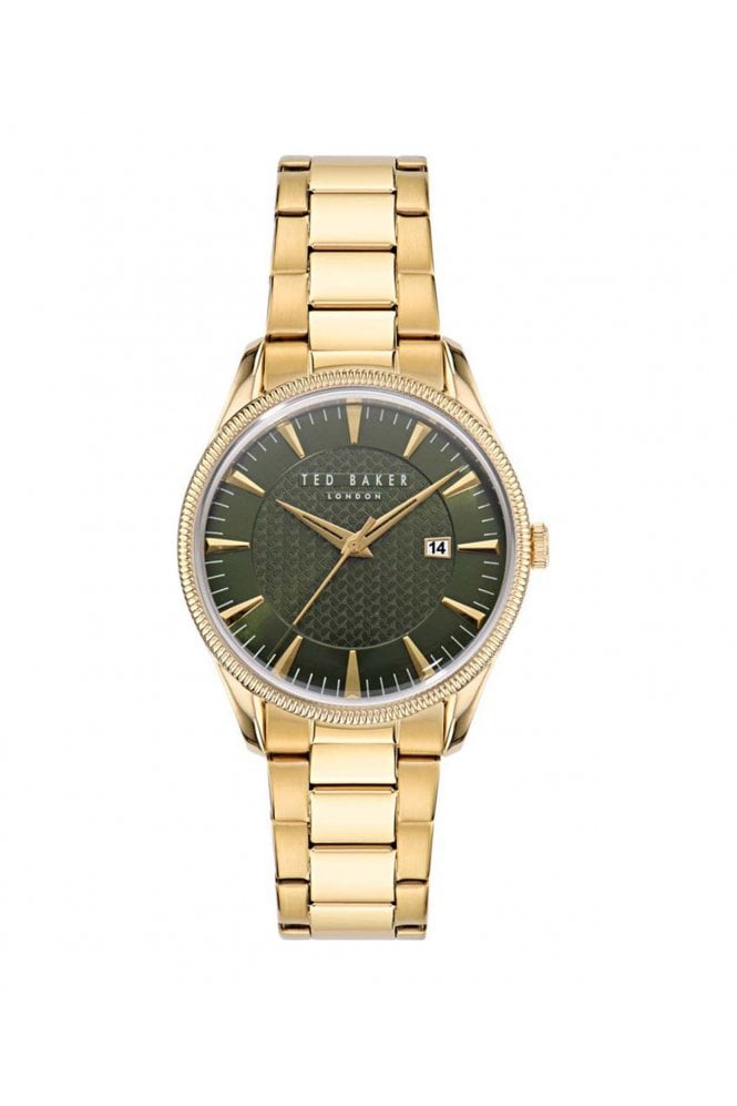 Ted Baker  Leytonn Gents 40mm 5ATM Green Dial Watch BKPLTS403