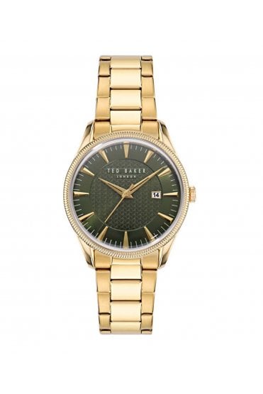 Ted Baker Leytonn Gents 40mm 5ATM Green Dial Watch BKPLTS403