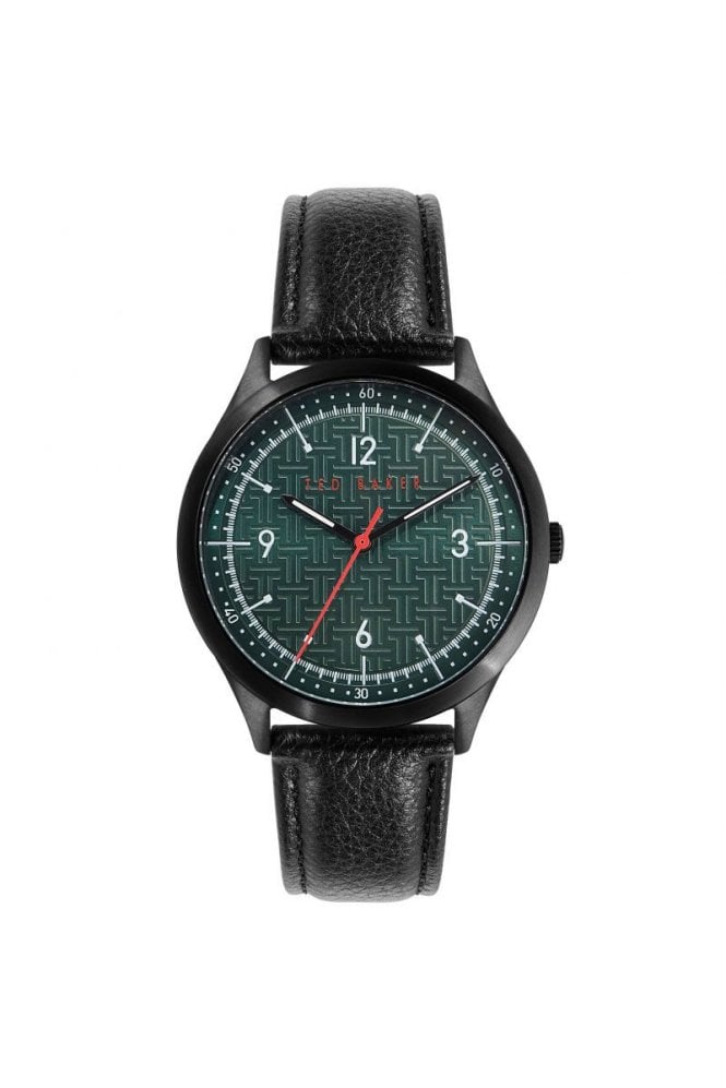 Ted Baker  Manhatt Gents Leather Strap Watch BKPMHS115