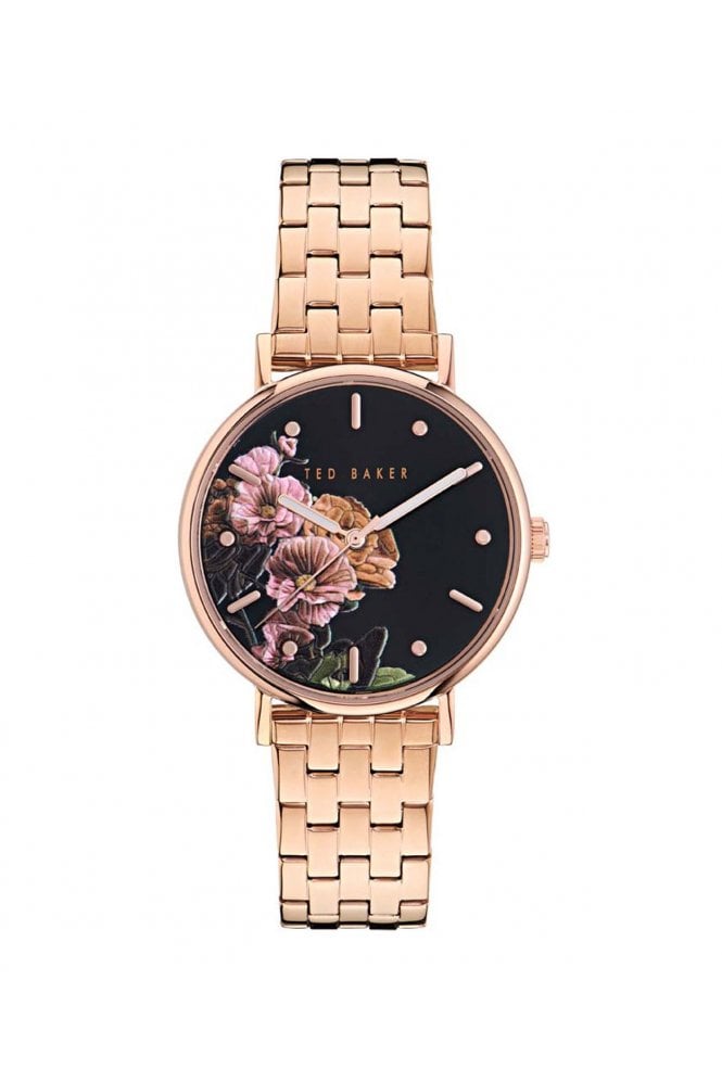 Ted Baker  Phylipa Ladies Black Dial Romance 34mm Watch BKPPHF306