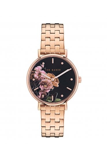 Ted Baker Phylipa Ladies Black Dial Romance 34mm Watch BKPPHF306