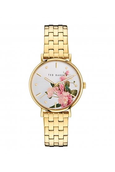 Ted Baker Phylipa Ladies Silver Dial Romance 34mm Watch BKPPHF309