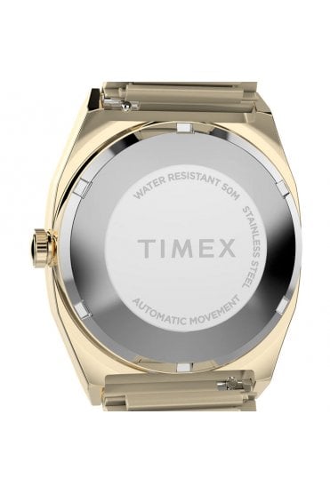 Timex Automatic 1983 E Line 34mm Stainless Steel Expansion Band Watch TW2Y07200