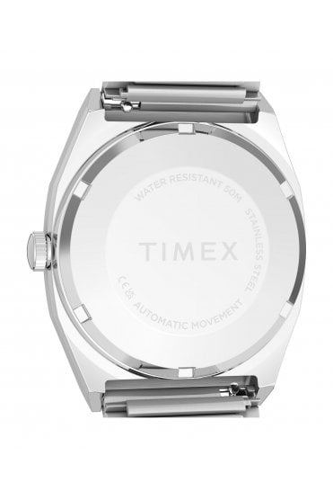 Timex Automatic 1983 E Line 34mm Stainless Steel Expansion Band Watch TW2Y66700