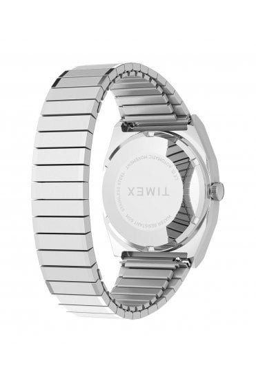 Timex Automatic 1983 E Line 34mm Stainless Steel Expansion Band Watch TW2Y66700