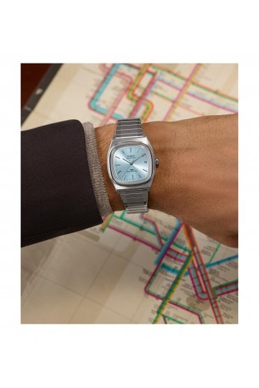 Timex Automatic 1983 E Line 34mm Stainless Steel Expansion Band Watch TW2Y66700