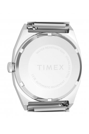 Timex Automatic 1983 E Line 34mm Stainless Steel Expansion Band Watch TW2Y66800
