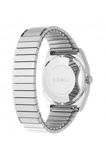 Timex Automatic 1983 E Line 34mm Stainless Steel Expansion Band Watch TW2Y66800