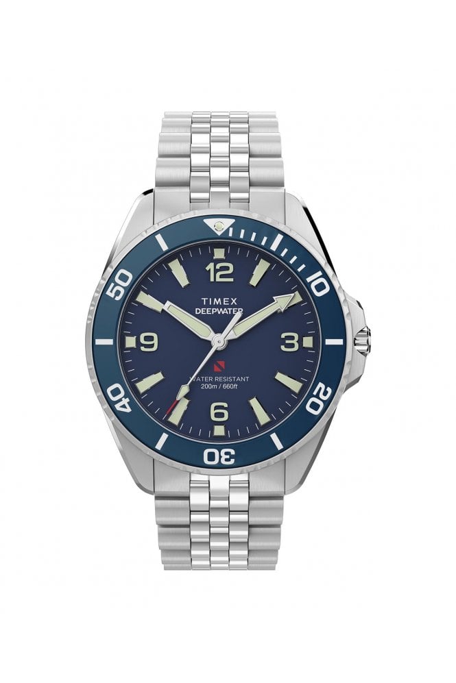 Timex  Deepwater Arctic 40mm Stainless Steel Bracelet Watch TW2Y64600