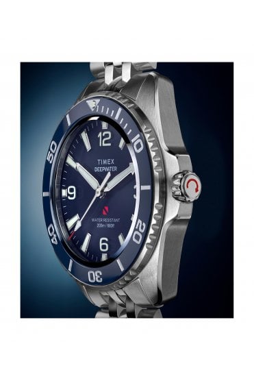 Timex Deepwater Arctic 40mm Stainless Steel Bracelet Watch TW2Y64600