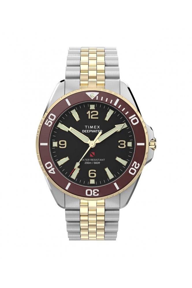 Timex  Deepwater Arctic 40mm Stainless Steel Bracelet Watch TW2Y64700