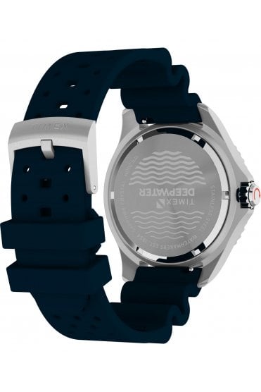 Timex Deepwater Meridian 200 44mm Synthetic Rubber Strap Watch TW2W81500
