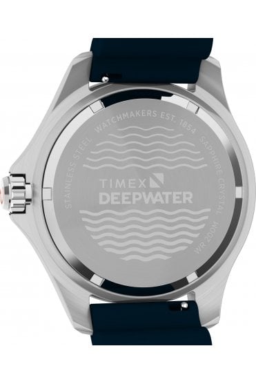 Timex Deepwater Meridian 200 44mm Synthetic Rubber Strap Watch TW2W81500