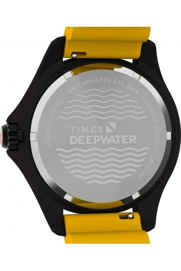 Timex Deepwater Meridian 200 44mm Synthetic Rubber Strap Watch TW2W81700
